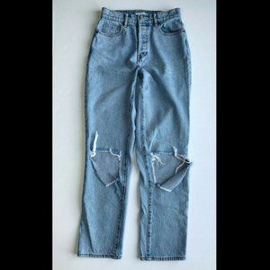 Pacsun High Rise Straight Leg Light Blue Jeans - US Size 24 Long